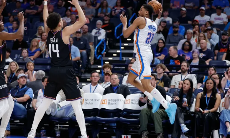 Full injury report for Sunday's Suns vs. Thunder Game 1 matchup