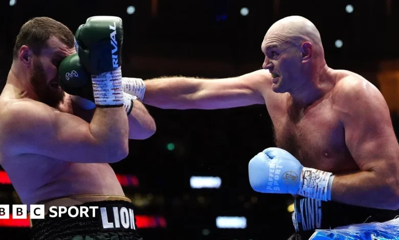 Fury vs Makhmudov: Tyson Fury calls out Anthony Joshua after comeback win against Arslanbek Makhmudov