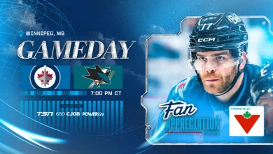 GAMEDAY: Sharks at Jets