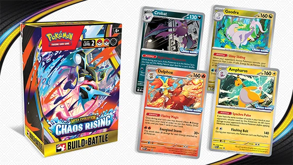 Get a Pokémon TCG: Mega Evolution—Chaos Rising Build & Battle Box Early