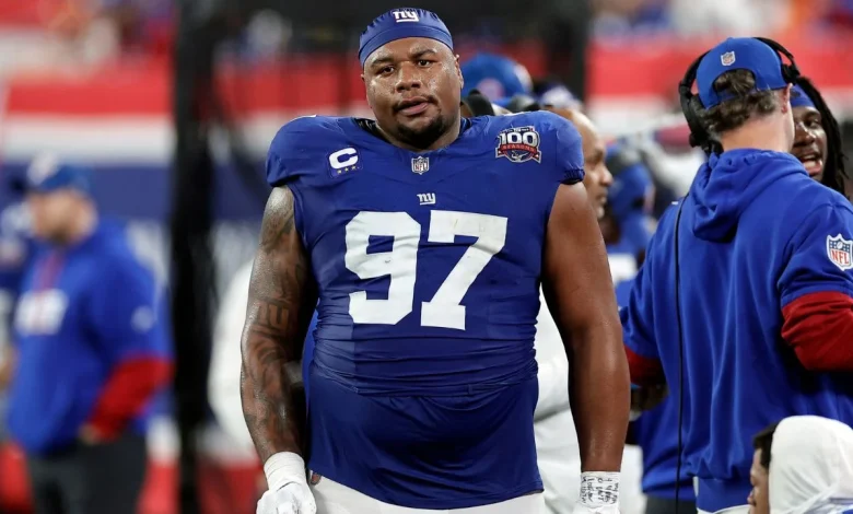 Giants having productive talks with Dexter Lawrence since trade request, GM says