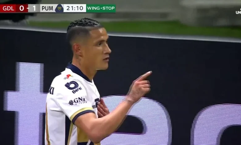 Gol de Uriel Antuna y se cumple la ley del ex ante Chivas: Pumas toma ventaja en el Akron