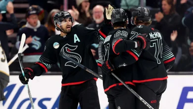 Golden Knights edged by Kraken in shootout, lose first game under new coach Tortorella