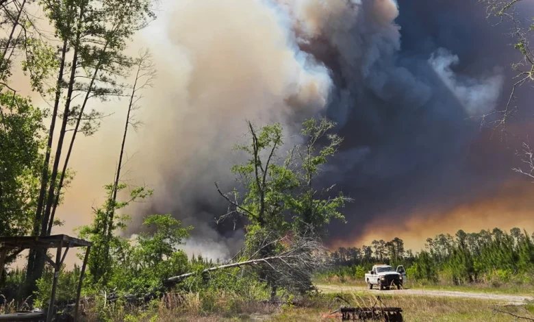 Gov. Kemp to survey Georgia wildfire response as flames continue to spread. See where they're all burning on our interactive map.