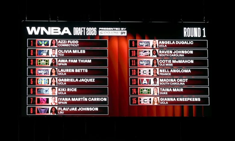 Grading every 2026 WNBA first-round draft pick from Azzi Fudd to Lauren Betts