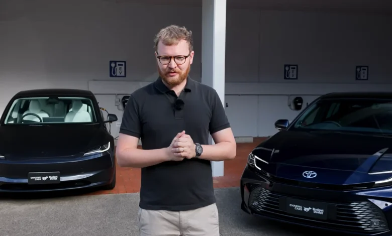 Guys race a Tesla Model 3 against a Toyota Camry for 544 miles and then break down the fuel costs and time with results that pique interest