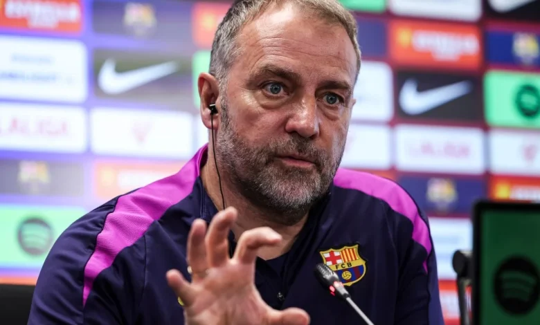 Hansi Flick sends message to Barcelona players about Atlético Madrid pitch before crunch La Liga clash