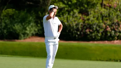 Haotong Li makes 10 on Augusta's 13th in Masters final round