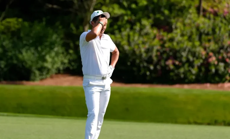 Haotong Li makes 10 on Augusta's 13th in Masters final round