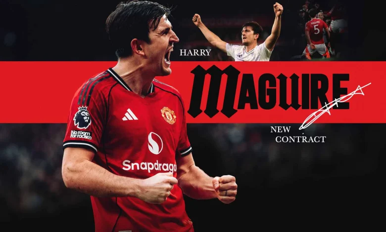 Harry Maguire signs new contract with Man Utd