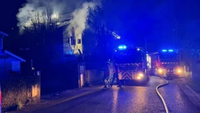 Haute-Savoie. Une maison s'embrase dans la nuit : une septuagénaire relogée