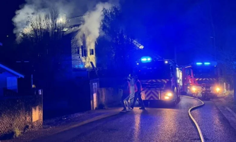 Haute-Savoie. Une maison s'embrase dans la nuit : une septuagénaire relogée