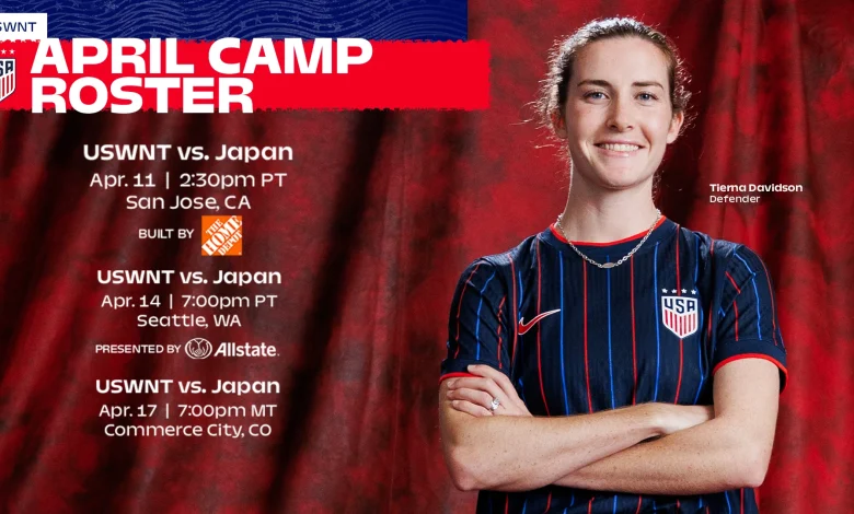 Hayes Names 26-Player Roster for April Matches Against Japan