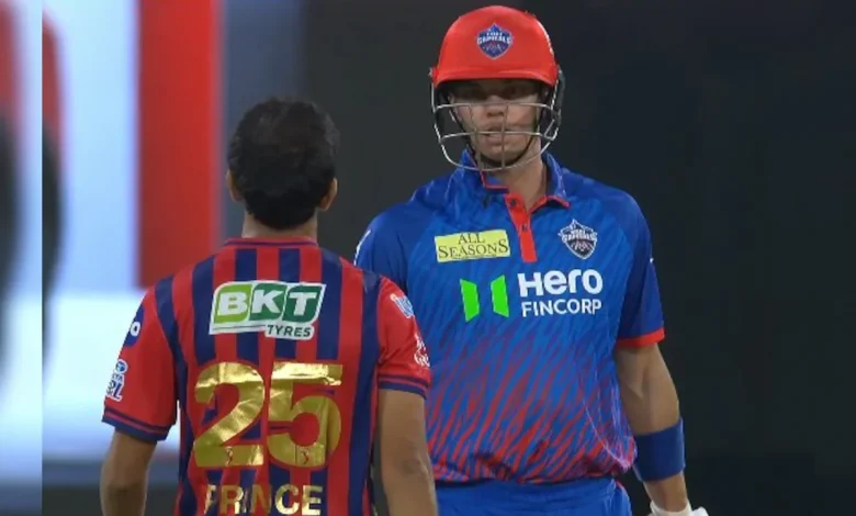 Heated Words Exchanged Between Tristan Stubbs And LSG's Prince Yadav During IPL 2026 Match. Watch