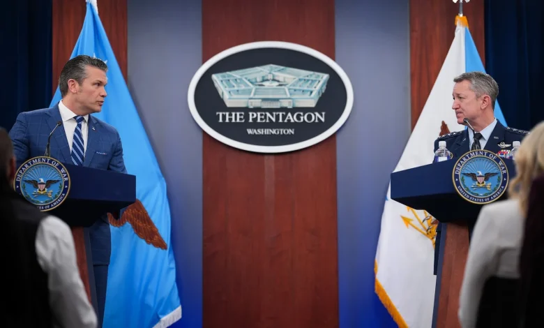 Hegseth, Caine strike different tones on Iran ceasefire