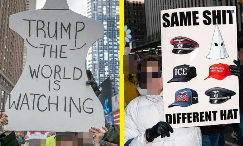 Here Are 47 Of The Most Memorable And Shocking "No Kings" Protest Signs From The Weekend - BuzzFeed