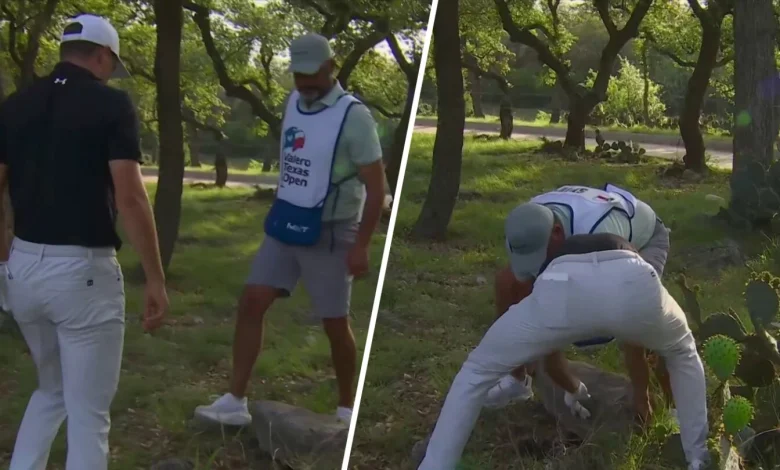 Here, hold this boulder: Spieth and Greller navigate rocky second round in Texas