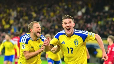 Herói Gyokeres leva a Suécia ao Mundial