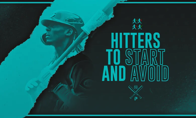Hitters to Start and Avoid in Fantasy Baseball in Week 2 (4/6-4/12)