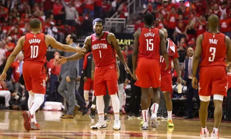 Houston Rockets jersey history No. 10 - Eric Gordon (2019-23)