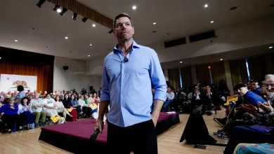 How Eric Swalwell's fall was brought on by a network of women who organized online : NPR