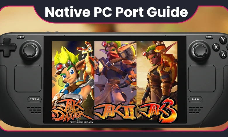 How To Set Up The Jak And Daxter Trilogy's Native PC Ports On Steam Deck