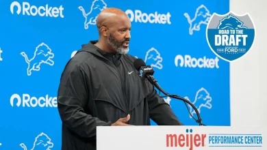 How does Detroit Lions GM Brad Holmes feel about the 2026 NFL Draft class heading into next week?