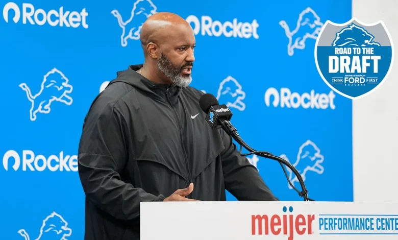 How does Detroit Lions GM Brad Holmes feel about the 2026 NFL Draft class heading into next week?