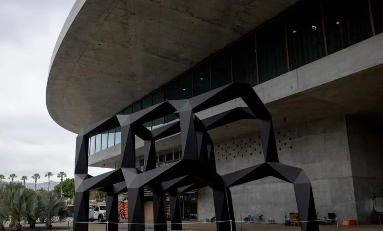 How much did LACMA spend on new David Geffen Galleries?