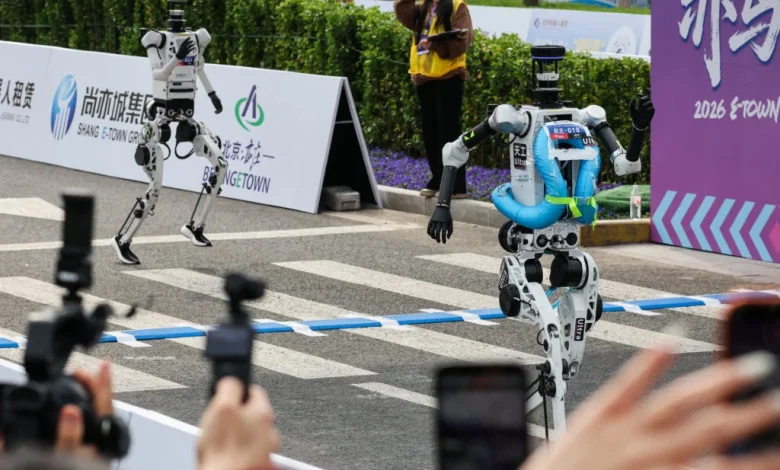 Humanoid robot wins Beijing half-marathon, defeating the human world record