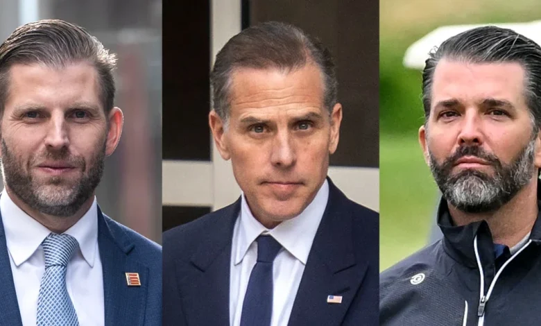 Hunter Biden challenges Trump's oldest sons to fight in a cage match