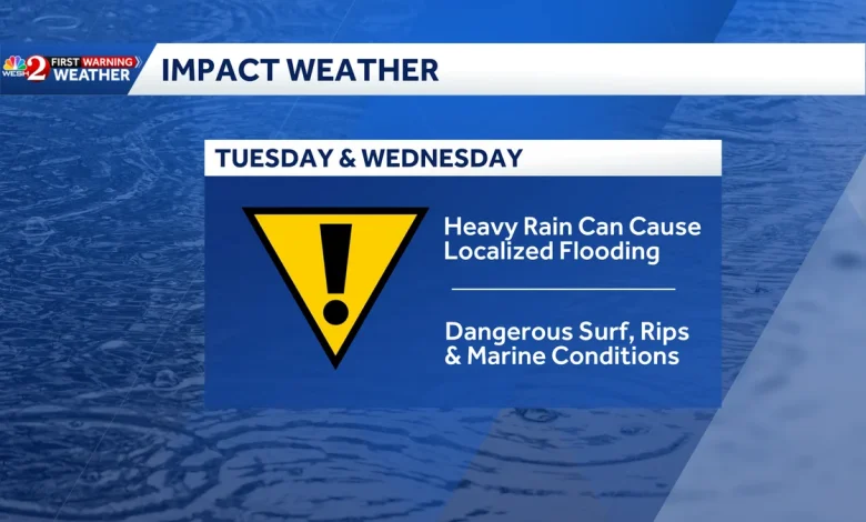Impact Weather: Heavy rain could cause flooding in parts of Central Florida