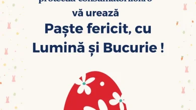 InfoCons Protecția Consumatorului vă urează Paște Fericit , cu Lumină și Bucurie !