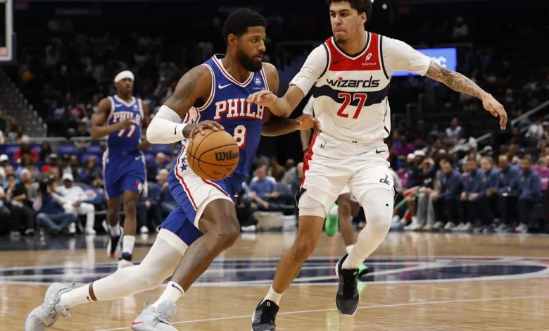 Instant observations: Paul George couldn't be stopped, scoring Sixers career-high in win over Wizards