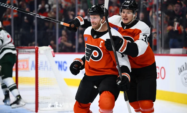 Instant reactions: Captain Couturier, Porter Martone team up for HUGE Flyers victory in Winnipeg