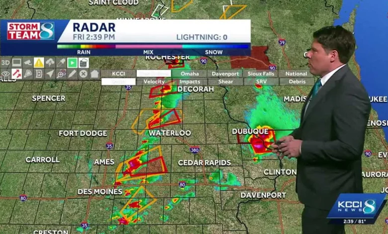 Iowa weather: Tornado Watch issued for central Iowa
