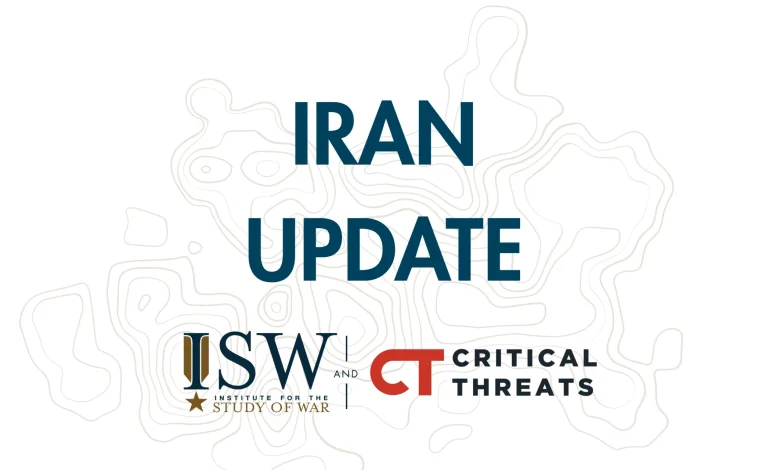 Iran Update Special Report, March 31, 2026