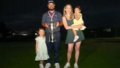 J.J. Spaun Says His Wife Melody Is the "Backbone" of Their Family
