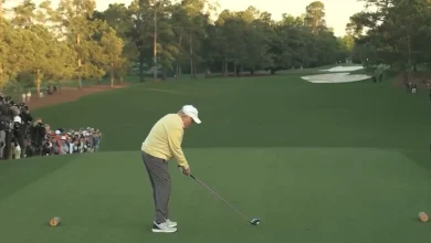 Jack Nicklaus jokes about viral Masters tee shot