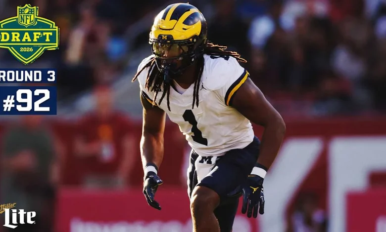 Jaishawn Barham to Cowboys as 2026 third-round pick