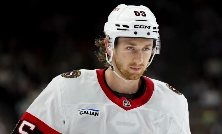 Jake Sanderson returns to Senators lineup vs. Wild