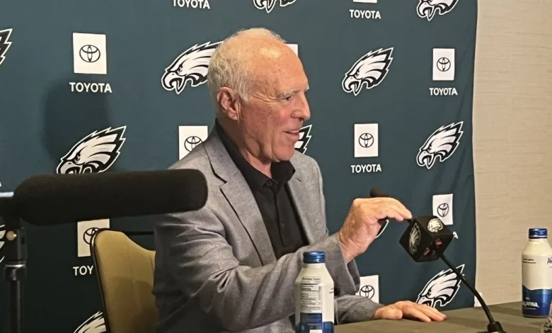Jeffrey Lurie discusses new Eagles stadium, doesn't commit to site remaining in Philadelphia