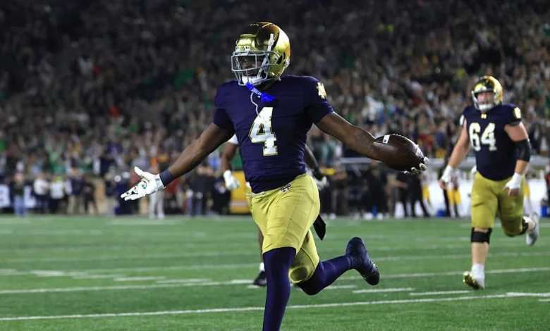 Jeremiyah Love: 'There's a lot of talk about me going to the Cardinals'