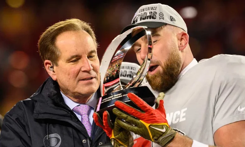 Jim Nantz recalls iconic Travis Kelce moment: 'You made the whole thing sing'
