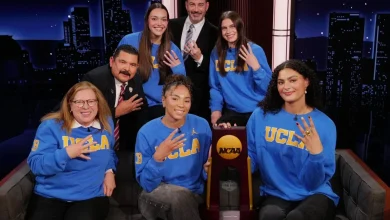 Jimmy Kimmel steals thunder from UCLA women's basketball team national champions with Trump jokes