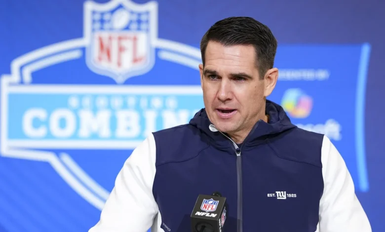 Joe Schoen: Teams have called about trading up to No. 5, we won't before we're on the clock