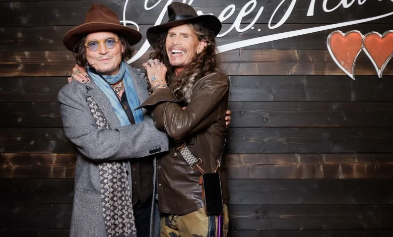 Johnny Depp Makes Rare Public Appearance in L.A. to Launch Rum Brand