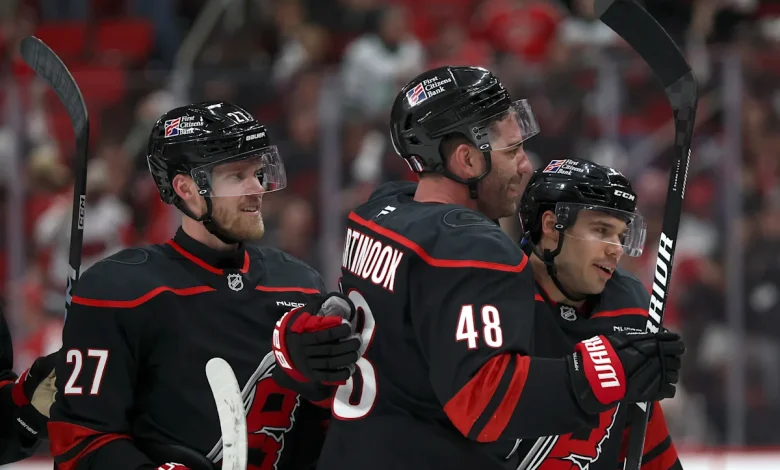 Jordan Martinook gives Hurricanes 2OT win after missing penalty shot