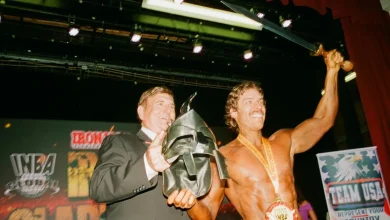 Joseph Baena, son of Arnold Schwarzenegger, wins Iron Gladiator bodybuilding competition