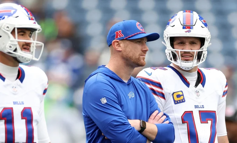 Josh Allen is calling Joe Brady "coach" — and Brady doesn't like it